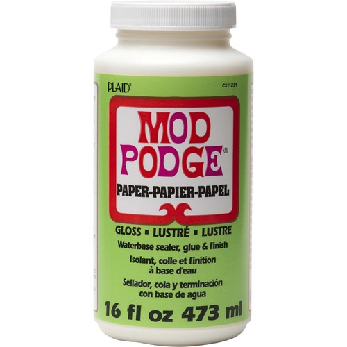 Mod Podge All-In-One Glue/Sealer/Finish Medium - Paper Gloss - 473ml (16oz) - CS11239
