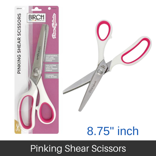 Birch Pinking Shears Scissors Viva Infinite Comfortable Handle 225mm ( 8.75" ) - 018935