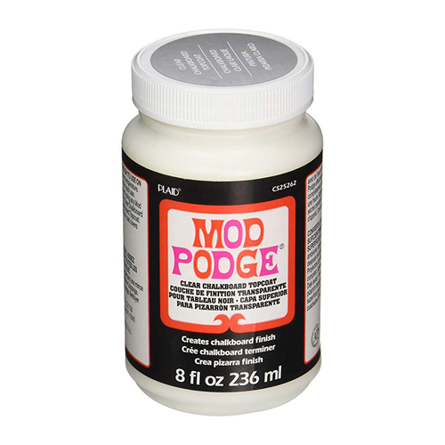 Mod Podge All-In-One Glue/Sealer/Finish Medium - Clear Chalkboard Top Coat - 236ml (8oz) - CS25262