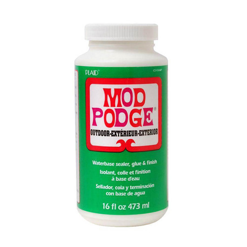Mod Podge All-In-One Glue/Sealer/Finish Medium - Outdoor Decoupage - 473ml (16oz) - CS15062