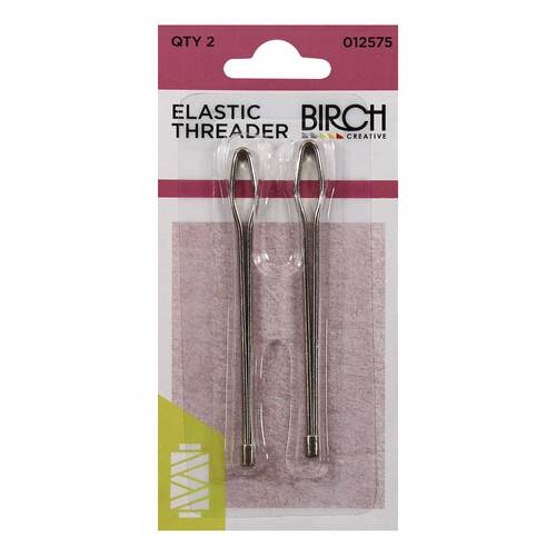 Birch Elastic Threader Needle Type Bodkins 2 Pack - 012575