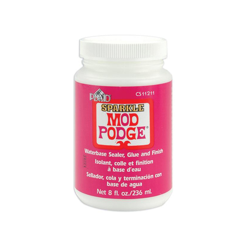 Mod Podge All-In-One Glue/Sealer/Finish Medium - Sparkle - 236ml (8oz) - CS11211