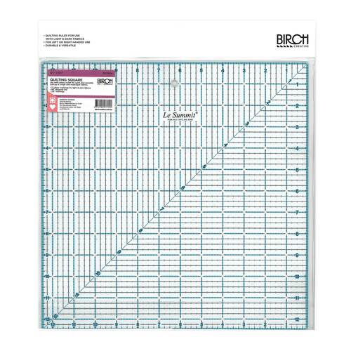 Birch Creative Quilting Square Ruler - 12.5"x 12.5"- 057004