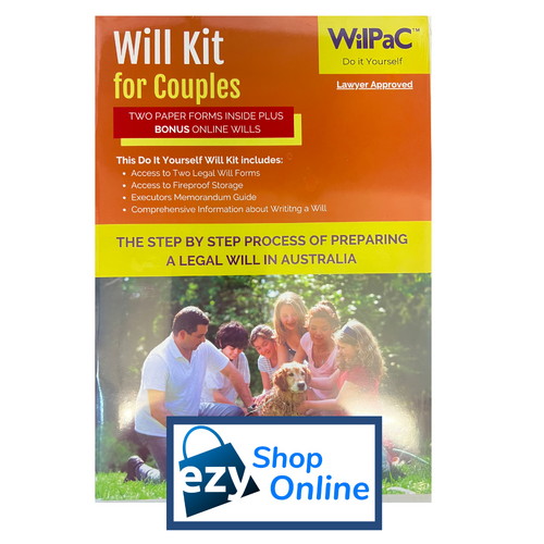 Wilpac Will Kit DIY Legal Will Kit for Couples With Instructions Included