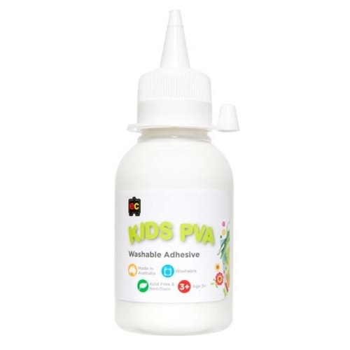 EC Craft Glue PVA Kids Water Based Adhesive Acid Free + Non Toxic - 125ml