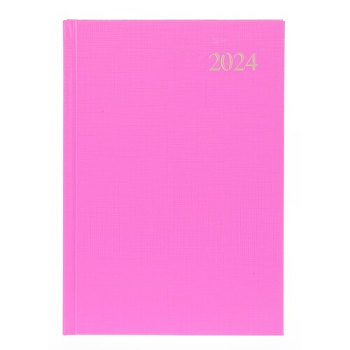 2024 Diary A4 Collins Essential Diaries Week To View ESSA43.50-24 WTV - Pink