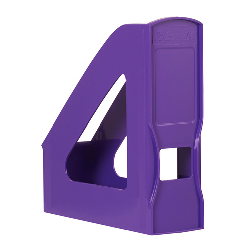 8 x Esselte Nouveau Magazine Holder Stand Storage - Purple