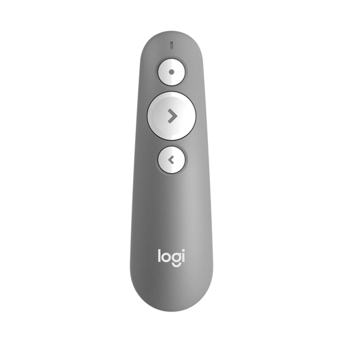 Logitech R500s Wireless Laser Presentation Remote with In-built Laser Pointer - Mid Grey