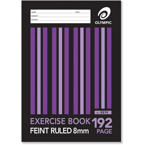 Olympic A4 Exercise Book 192pg - 10 Pack