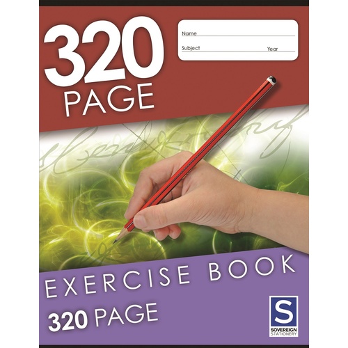GNS Exercise Book 225x175mm 8mm Ruled 320 Page - 5 Pack