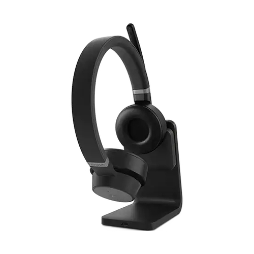 Lenovo Go Headset Wireless ANC With Microphone + Charging Stand LEN4XD1C99222 - Black
