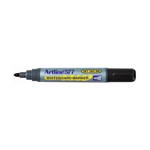 Artline 577 Whiteboard Marker 2mm Bullet Nib Black - 157761