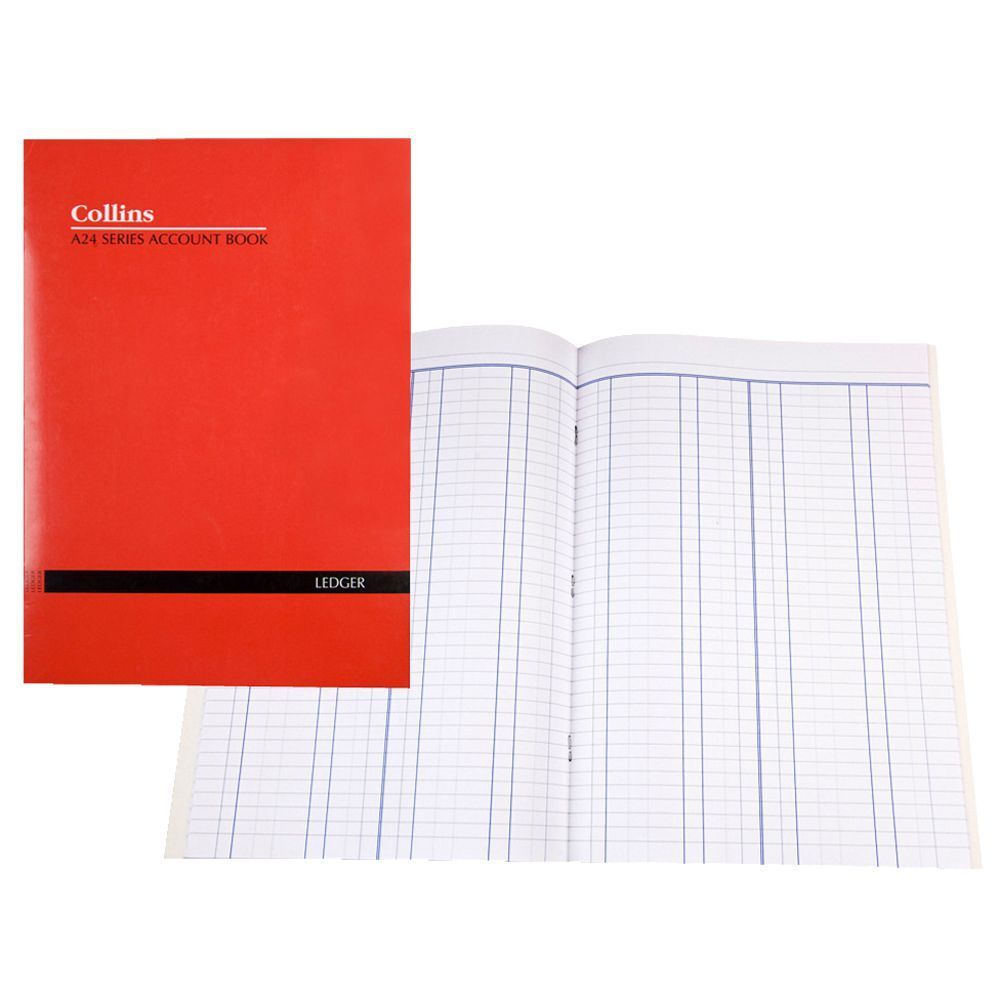Collins A24 A4 Series Analysis Book Double Ledger 10230 Collins Debden