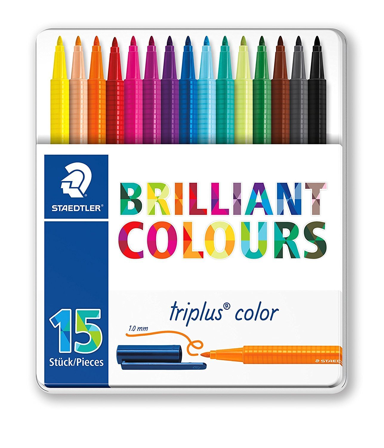 Staedtler Triplus Fineliner Pens 30 Assorted Colors Made In Germany NEW IN  BOX