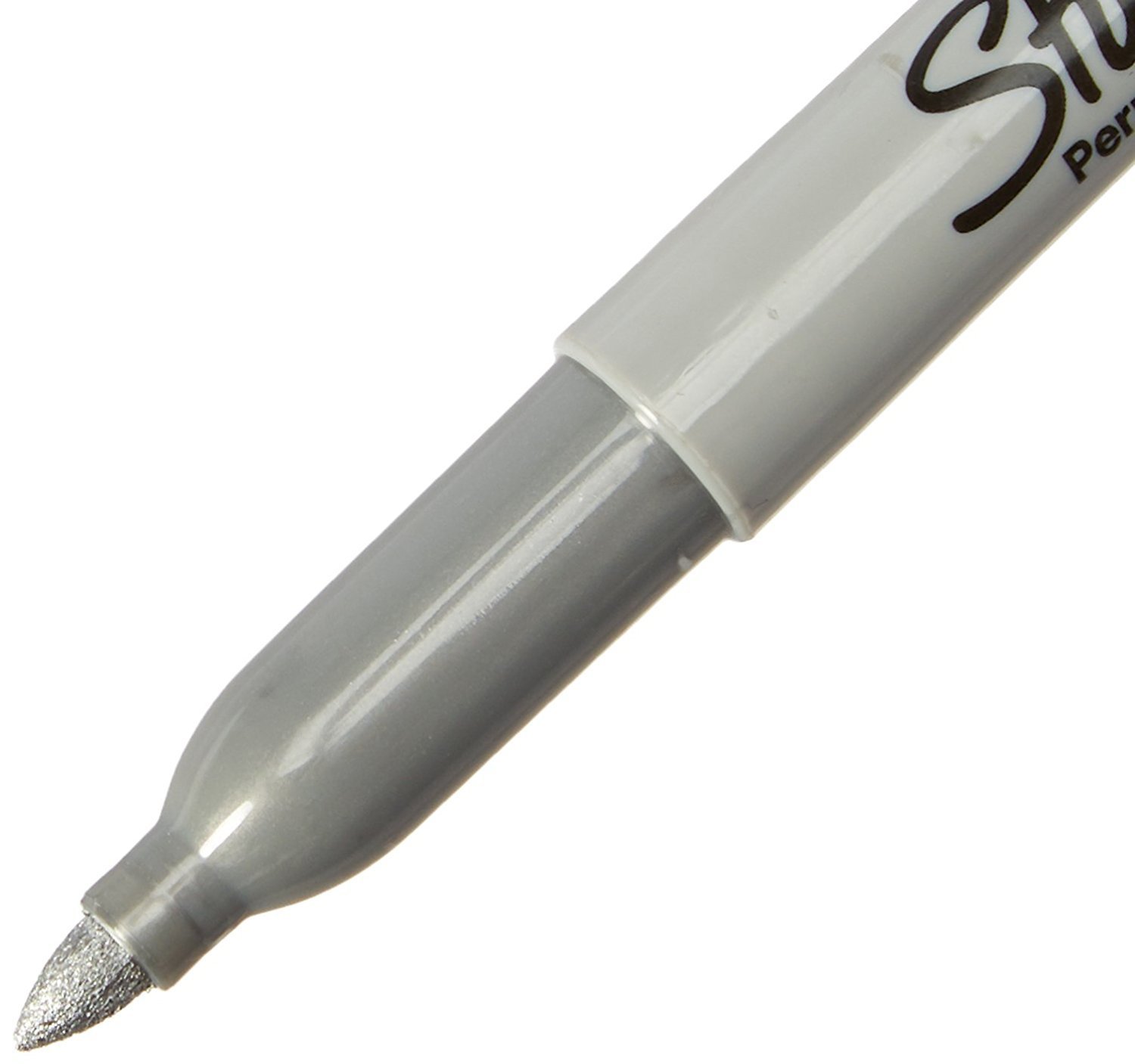 Sharpie Metallic Fine Point Permanent Marker, Silver - 4 pack