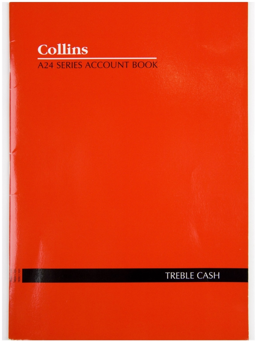 Collins A24 Account Book A4 Money Column 418 Day, Feint, Journal
