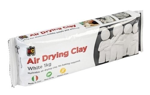 Ec Air Drying Clay 1kg White
