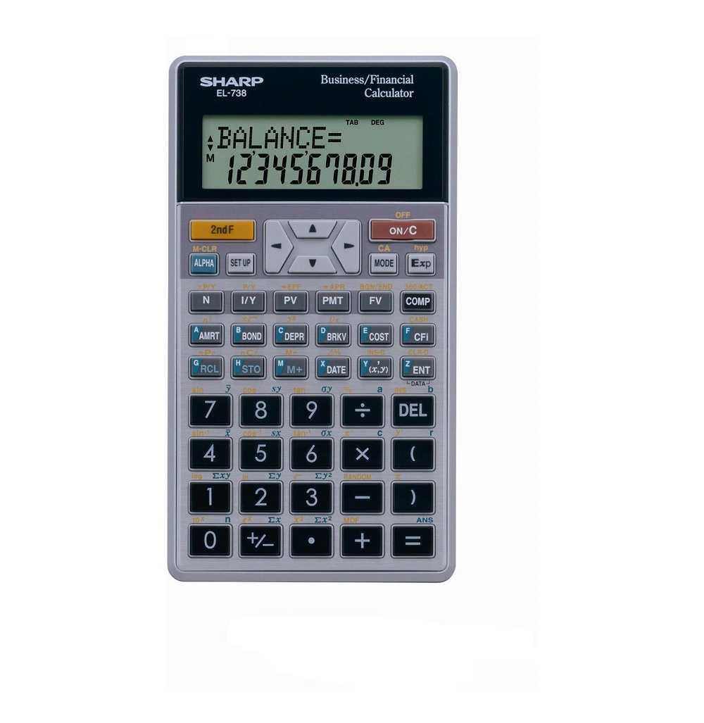 Sharp Financial Calculator EL735S/738FB Desktop ...