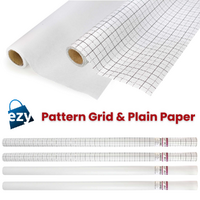 Birch Pattern Paper 80cm x 10m Roll, Pattern Tracing Paper, Select Plain or Grid