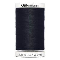Gutermann Sew-All 100% Polyester Sewing Thread (500m) - Colour 000 BLACK