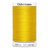 Gutermann Sew-All 100% Polyester Sewing Thread (500m) Colour 106 YELLOW