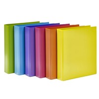 Marbig A4 Binder Insert Folder 2 D-Ring 25mm Clearview - CHOOSE YOUR COLOUR
