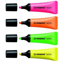 Stabilo Highlighter Neon - 10 Pack