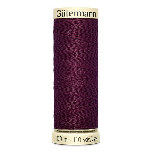 Gutermann Sew-All Thread 100% Polyester Sewing Thread 100m 5 Pack - Burgundy 108