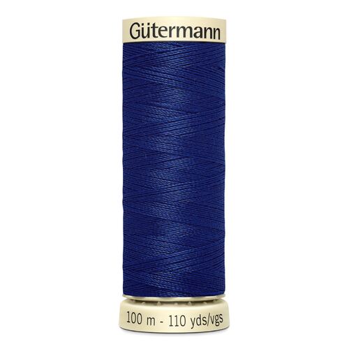 Gutermann Sew-All Thread 100% Polyester Sewing Thread 100m 5 Pack - Dark Royal Blue 232