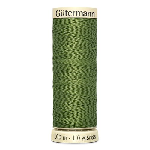 Gutermann Sew-All Thread 100% Polyester Sewing Thread 100m 5 Pack - Kharki Green 283