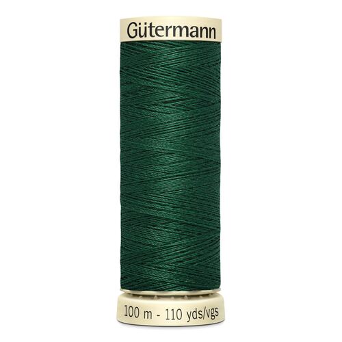 Gutermann Sew-All Thread 100% Polyester Sewing Thread 100m  - Dark Emerald 340