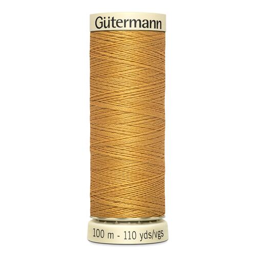 Gutermann Sew-All Thread 100% Polyester Sewing Thread 100m 5 Pack  - Gold 968