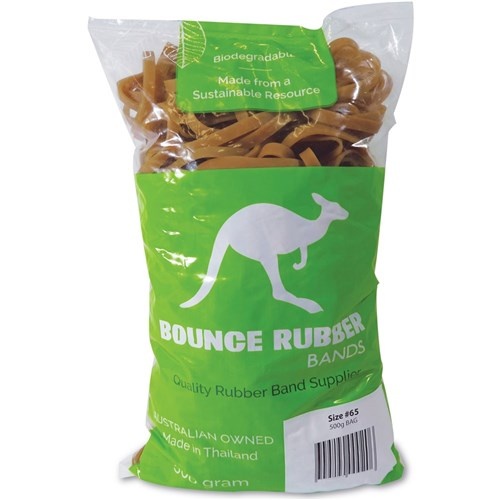 Bounce Rubber Bands 500gm Bag No.65 - 46476