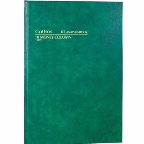 Collins 61 SER A4 Analysis Book 10 Money Hard Cover - 13075