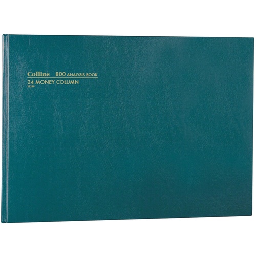 Collins 800 SER Analysis Book 24 Money Hard Cover - 13238