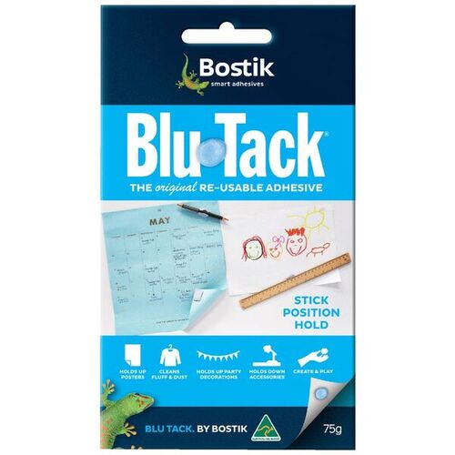 Bostik Blu Tack Reusable Adhesive 75gm