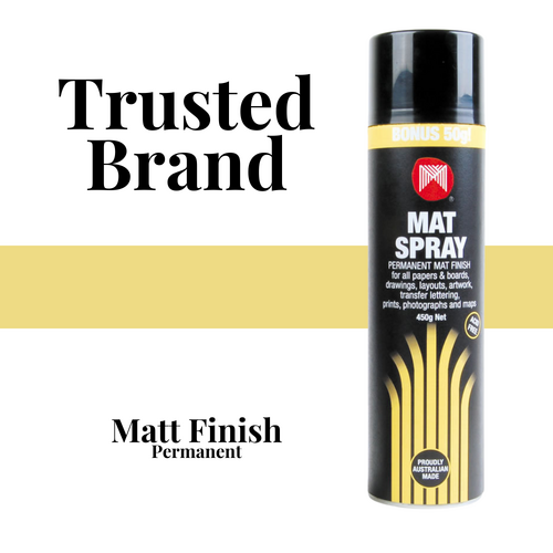 Micador Permanent Matt Finish Glue Spray 450g
