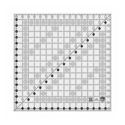 Creative Grids Quilt Ruler 16.5 x 16.5 Inch Square Non-Slip Quilt Ruler Sewing Quilting Crafts - CG R16