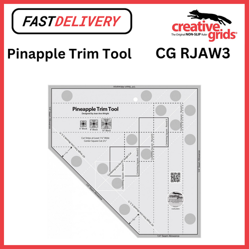 Creative Grids Pinapple Trim Tool 6,8,10 Inch Finished Sewing Quilting Crafts CGRJAW3 - CG RJAW3 
