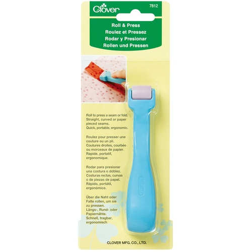 CLOVER Roll & Press, 1 Pack, Light Blue Quilting Sewing Craft 7812 - 307812