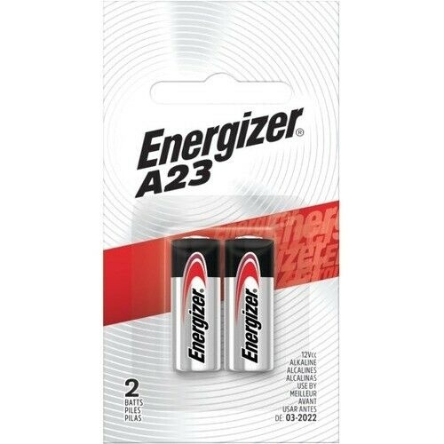 Energizer A23 12V Battery Batteries 21A Car Alarm Remote A23BP2 - 2 Pack
