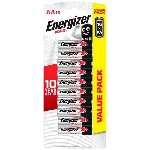 Energizer MAX AA Battery Batteries E301039900 - 16 Pack