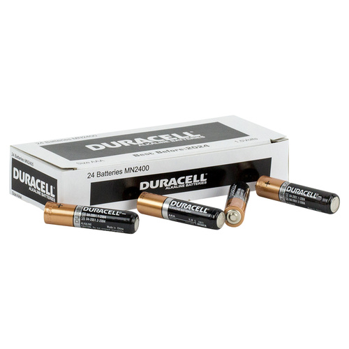 Duracell AAA Size Batteries Coppertop Alkaline Battery 82189409 - Box 24