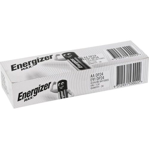 Energizer Max Battery AA Power Batteries E300703400 - 24 Pack
