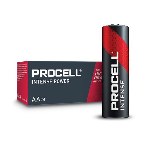 Procell AA Intense Alkaline Batteries Industrial - 24 Pack