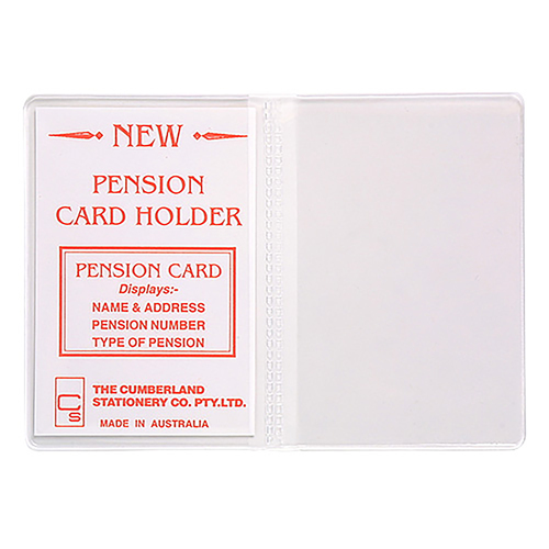 Cumberland PVC Card Holder - Clear
