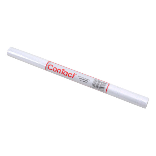 Contact Clear Book Covering S/Adhesive 15m x 450mm - 50 Micron