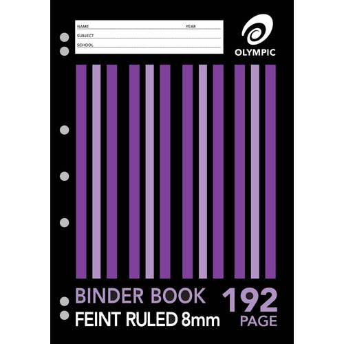 Olympic Binder Book A4 192 Page - 10 Pack
