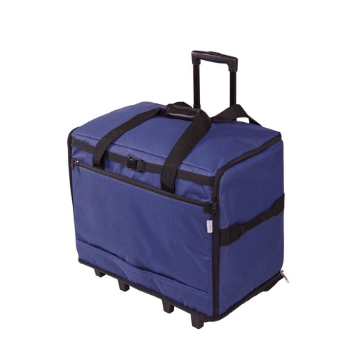 Extra Large Sewing Machine Trolley Bag on Wheels Large Pockets & Super Strong Zips | W63 x H43 x D30cm | 006107 - NAVY