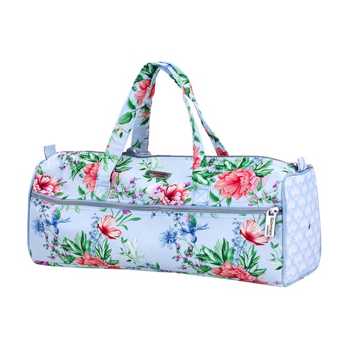 Knitting Yarn Storage Bag Zipper Closure & External Zippered Pocket Handy For All Knitting Accessories | 45 x 14.5 x 17cm | - 010711 - BLOSSOM BREEZE 